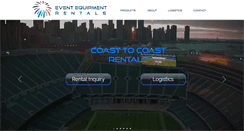 Desktop Screenshot of eventequipmentrentals.com